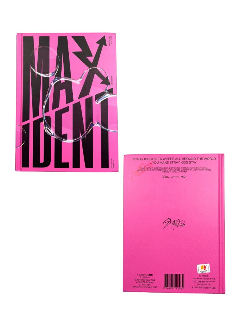 Stray Kids MAXIDENT Mini Album Pink Ver CD Photocard Poster Complete K-Pop